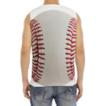 Baseball Stitching Print Men's Fitness Tank Top
