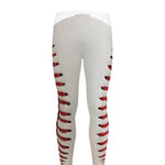 Baseball Stitching Print Men's leggings