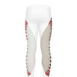 Baseball Stitching Print Men's leggings