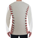 Baseball Stitching Print Men's Long Sleeve T-Shirt