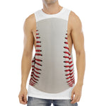 Baseball Stitching Print Men's Muscle Tank Top