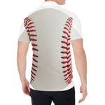 Baseball Stitching Print Men's Shirt