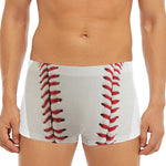 Baseball Stitching Print Men's Short Boxer Briefs