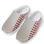 Baseball Stitching Print Mesh Casual Shoes