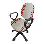 Baseball Stitching Print Office Chair Cover