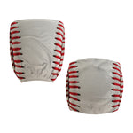Baseball Stitching Print Office Chair Cover