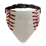 Baseball Stitching Print Over The Collar Dog Bandana