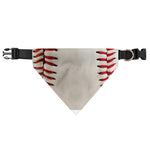 Baseball Stitching Print Over The Collar Dog Bandana