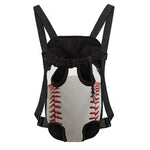 Baseball Stitching Print Pet Carrier Backpack