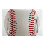 Baseball Stitching Print Placemat