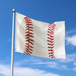 Baseball Stitching Print Polyester Flag