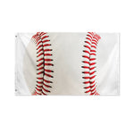 Baseball Stitching Print Polyester Flag