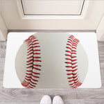 Baseball Stitching Print Rubber Doormat