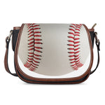 Baseball Stitching Print Saddle Bag