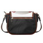 Baseball Stitching Print Saddle Bag