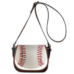 Baseball Stitching Print Saddle Bag