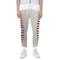 Baseball Stitching Print Joggers