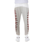 Baseball Stitching Print Scuba Joggers
