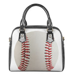 Baseball Stitching Print Shoulder Handbag