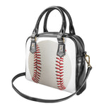 Baseball Stitching Print Shoulder Handbag
