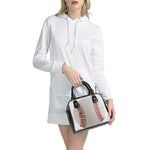 Baseball Stitching Print Shoulder Handbag