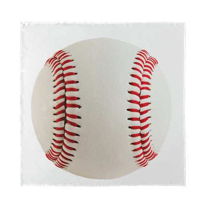 Baseball Stitching Print Silk Bandana