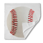 Baseball Stitching Print Silk Bandana