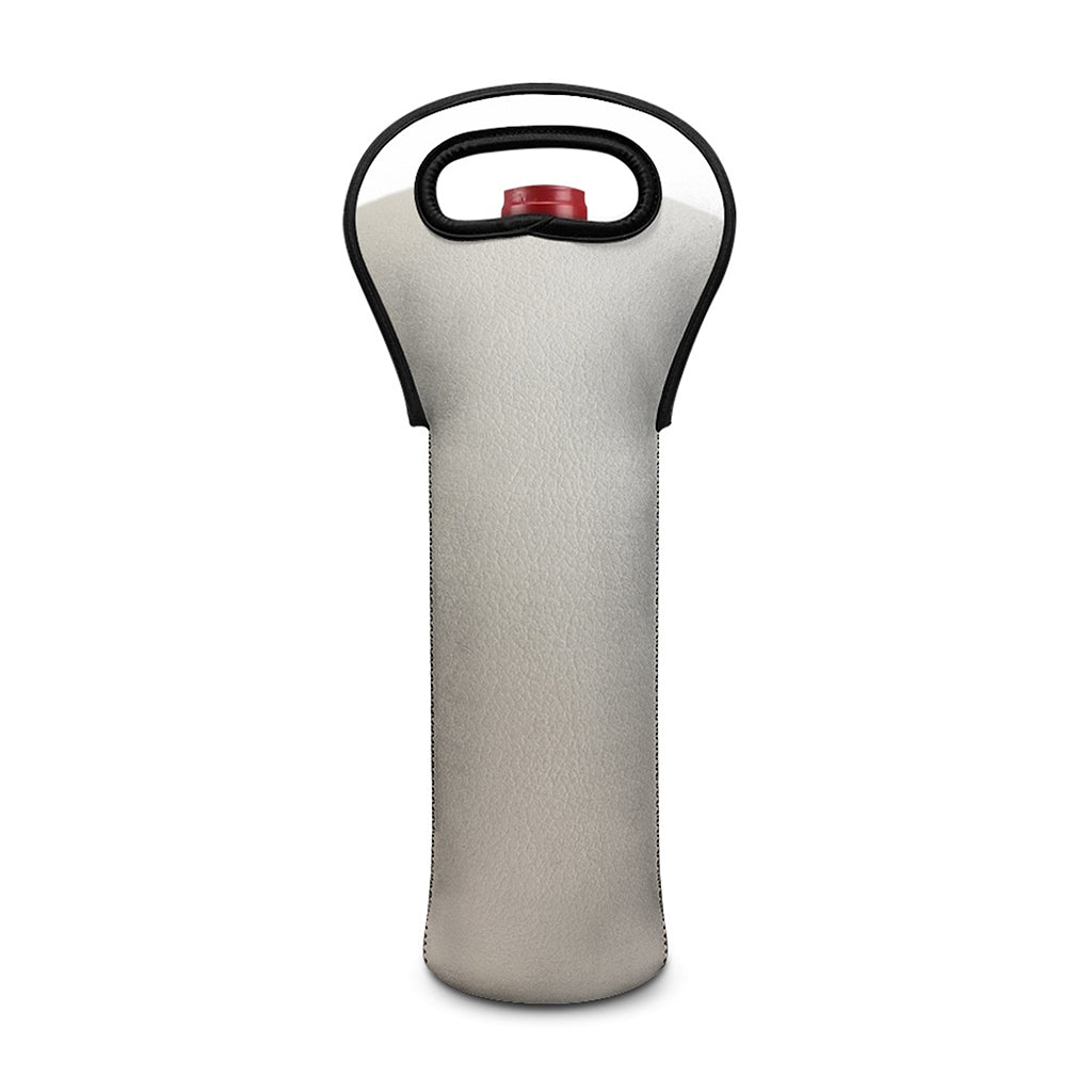 Baseball Stitching Print Single Neoprene Wine Tote