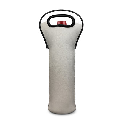 Baseball Stitching Print Single Neoprene Wine Tote
