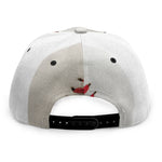 Baseball Stitching Print Snapback Cap