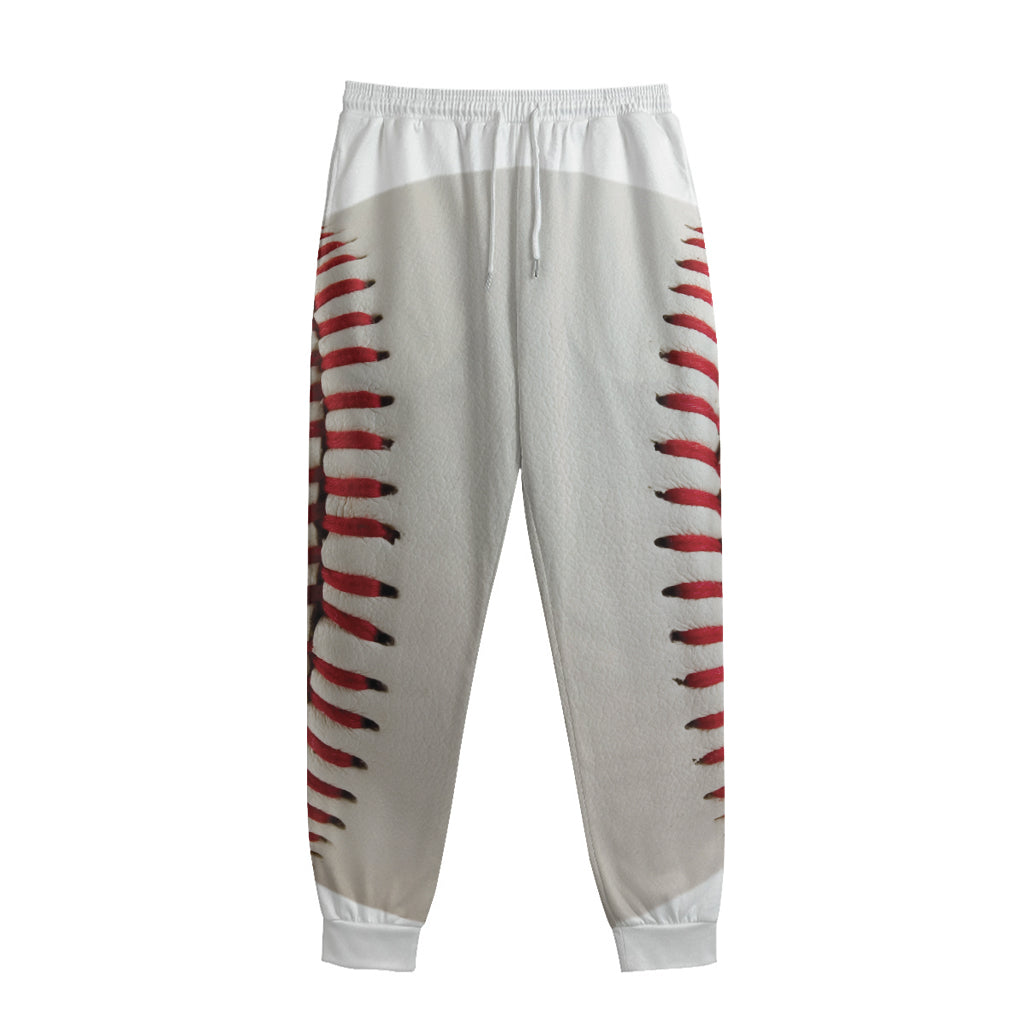 Baseball Stitching Print Sweatpants
