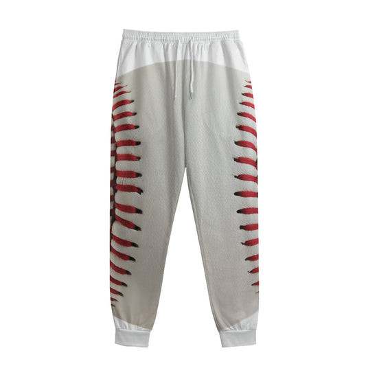 Baseball Stitching Print Sweatpants