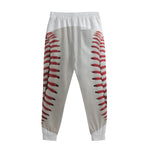 Baseball Stitching Print Sweatpants