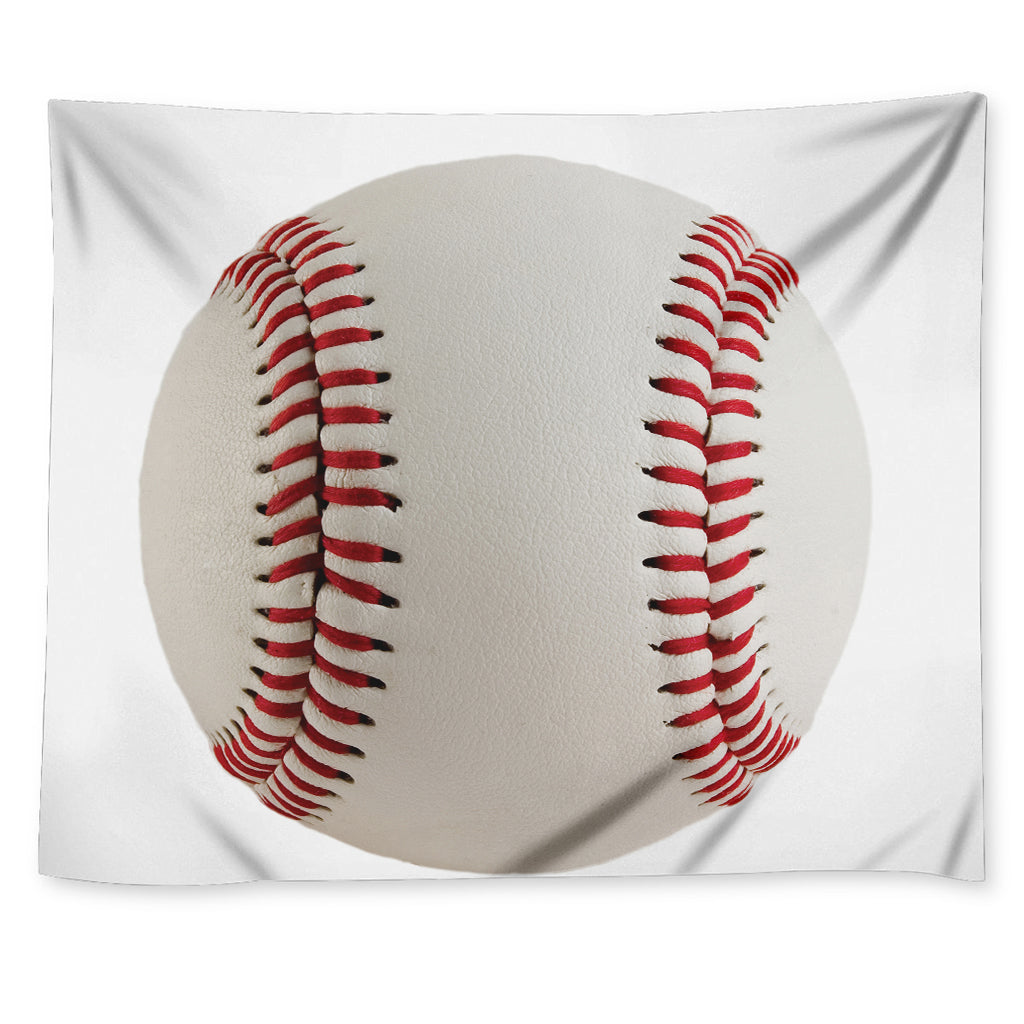 Baseball Stitching Print Tapestry