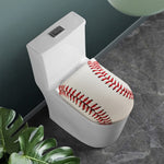 Baseball Stitching Print Toilet Lid Cover