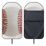 Baseball Stitching Print Waterproof Car Seat Cover