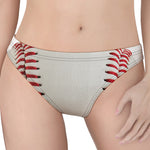 Baseball Stitching Print Women's Thong