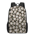 Baseballs 3D Print 17 Inch Backpack