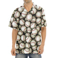 Baseballs 3D Print Aloha Shirt