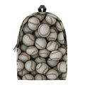 Baseballs 3D Print School Backpack