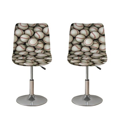 Baseballs 3D Print Bar Stool Covers