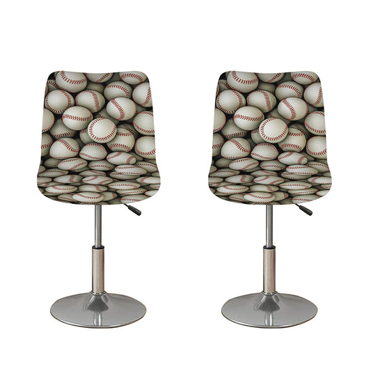 Baseballs 3D Print Bar Stool Covers