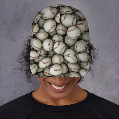 Baseballs 3D Print Baseball Cap