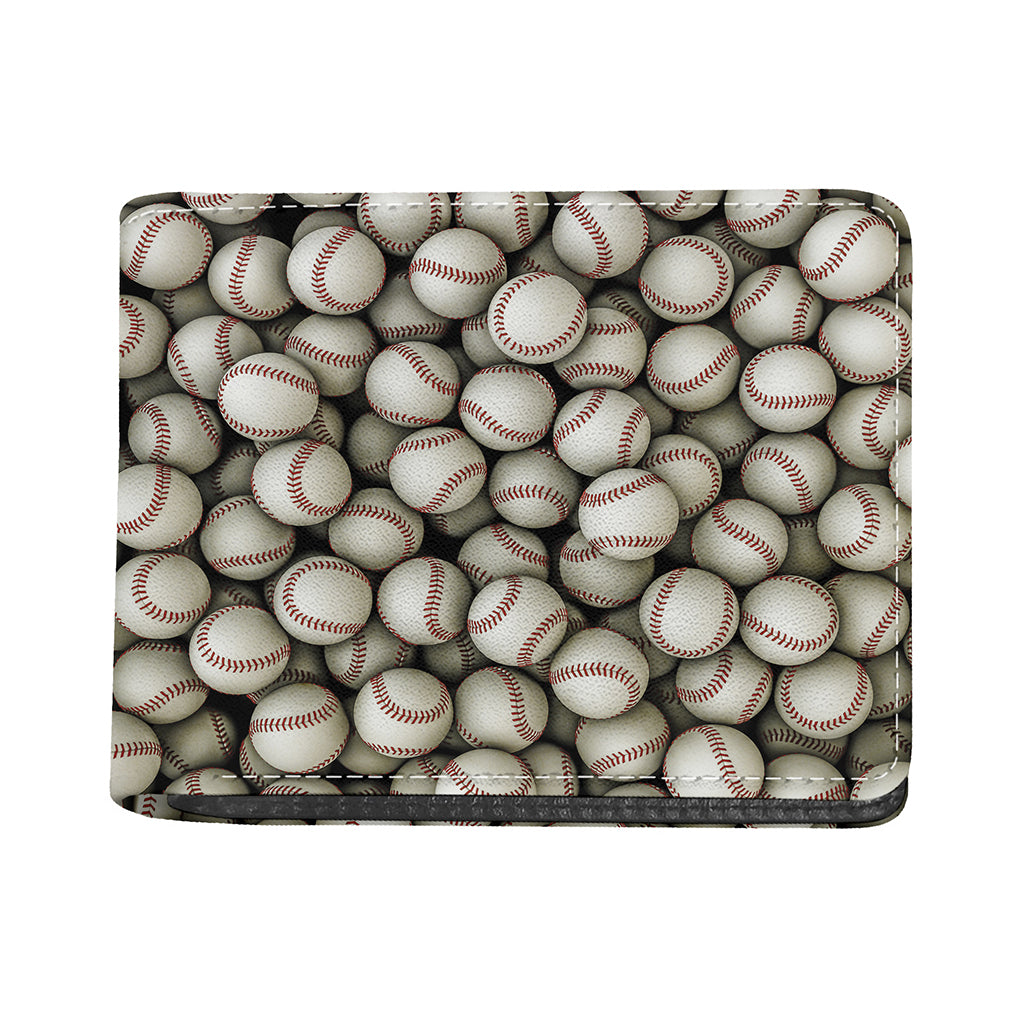 Baseballs 3D Print Bifold Wallet