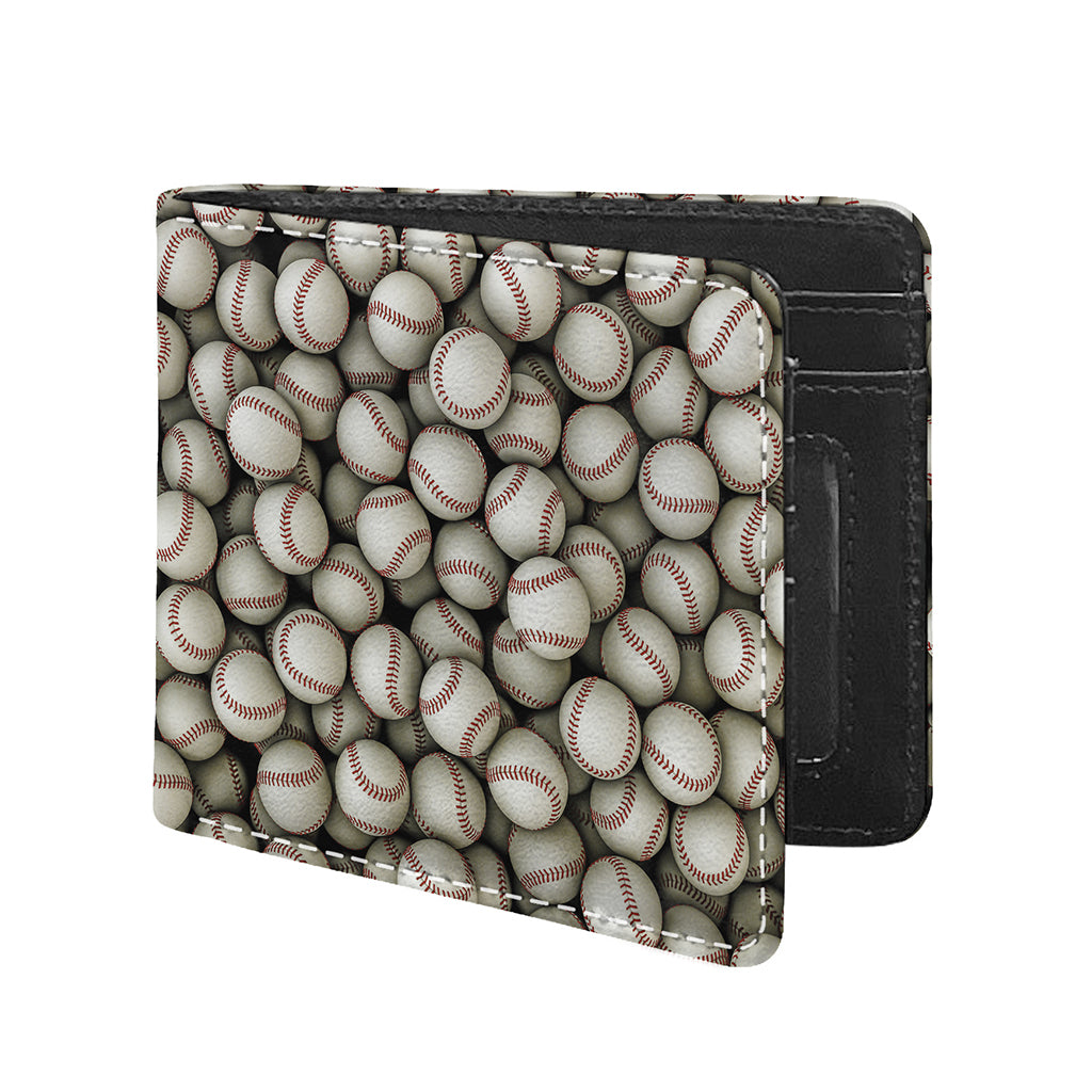 Baseballs 3D Print Bifold Wallet