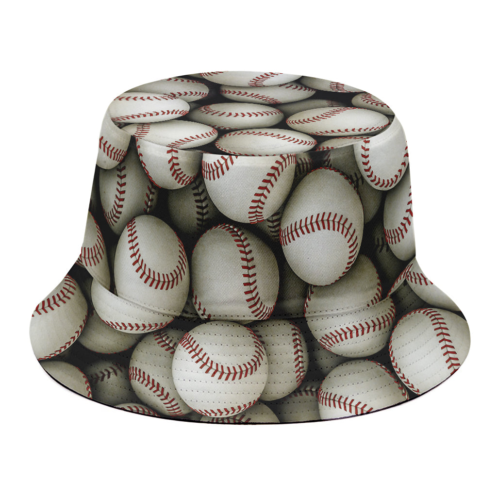 Baseballs 3D Print Bucket Hat