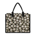 Baseballs 3D Print Canvas Tote Bag