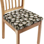 Baseballs 3D Print Chair Cushion Cover