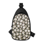 Baseballs 3D Print Chest Bag