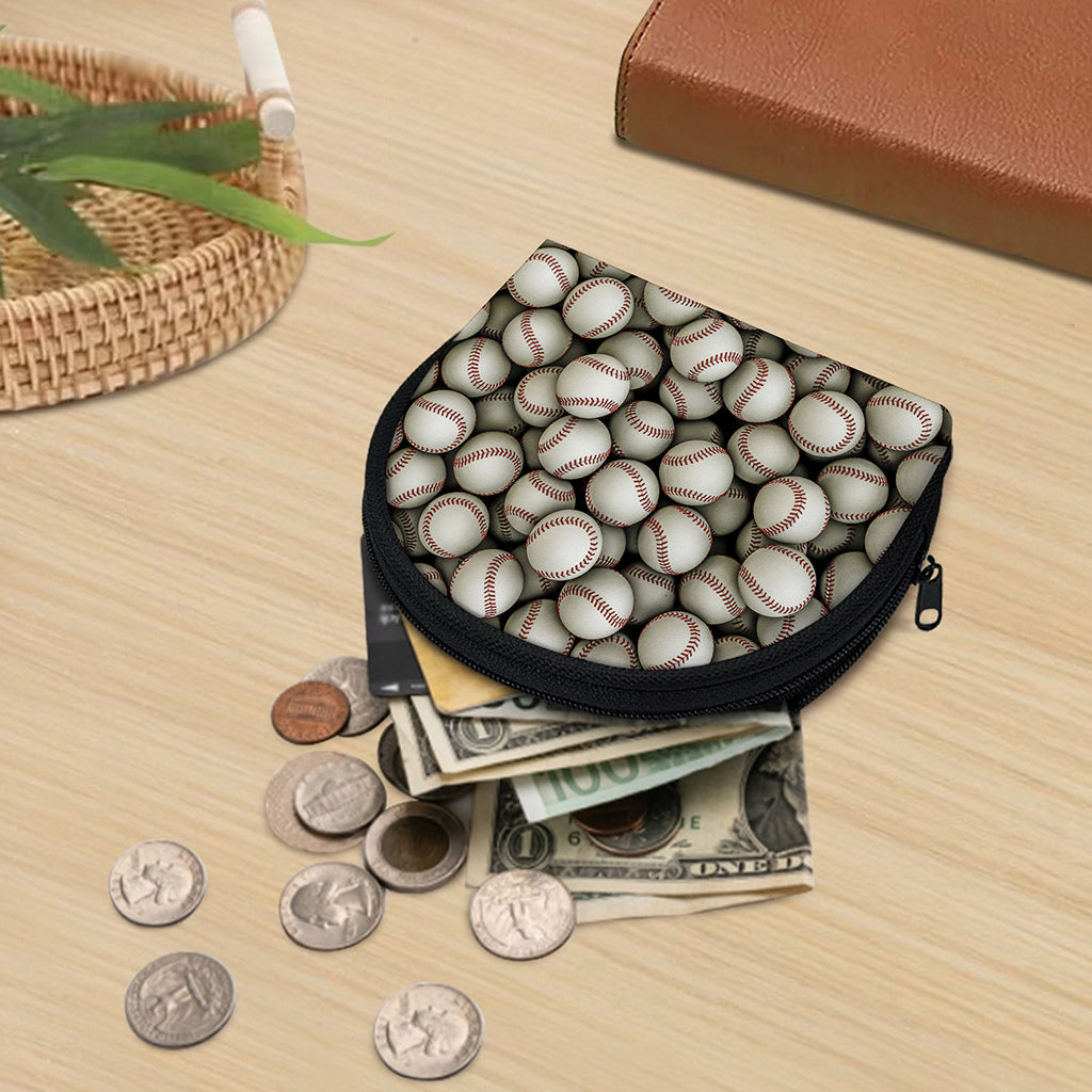 Baseballs 3D Print Coin Purse
